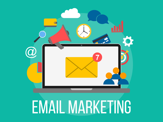 Inbound Email Marketing - vector image
